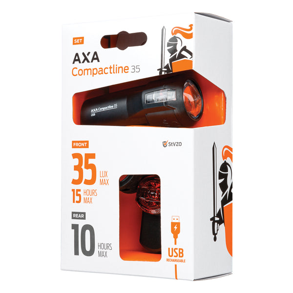 AXA Compactline Set 35 Lux - USB lámpaszett