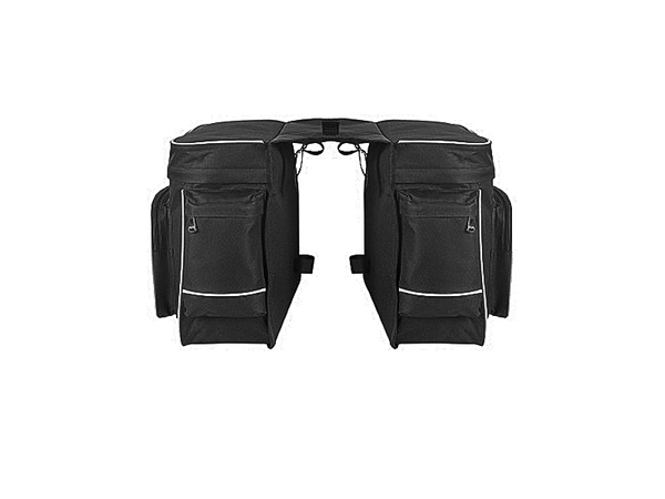 Kerékpár táska - Csomagtartóra szerelhető - Két részes
